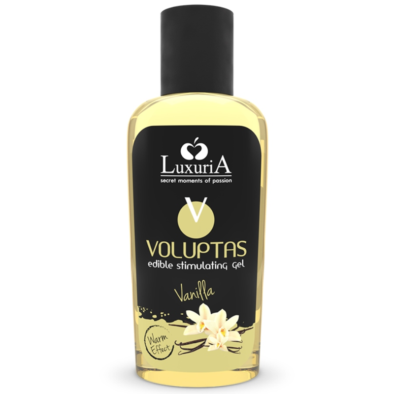 Voluptas Gel Masaje Comestible Efecto Calor - Vainilla 100 ML