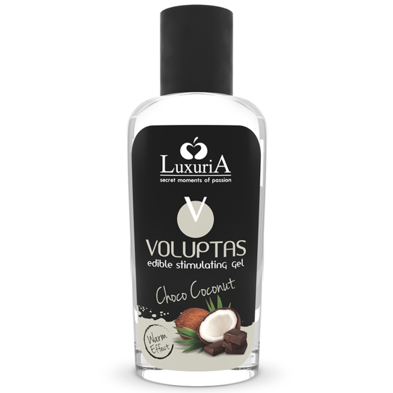 Voluptas Gel Masaje Comestible Efecto Calor - Coco Y Crema 100 ML