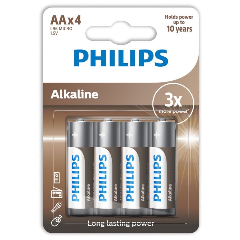 Pila Alcalina AA LR6 - Blister 4Uds