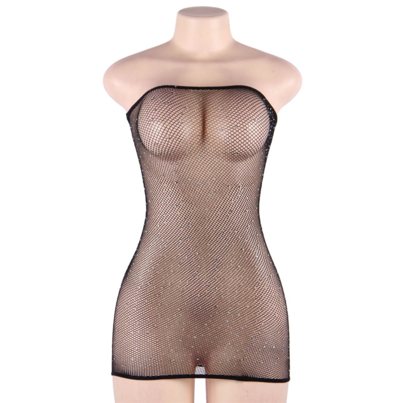 Vestido Red Con Brillantes