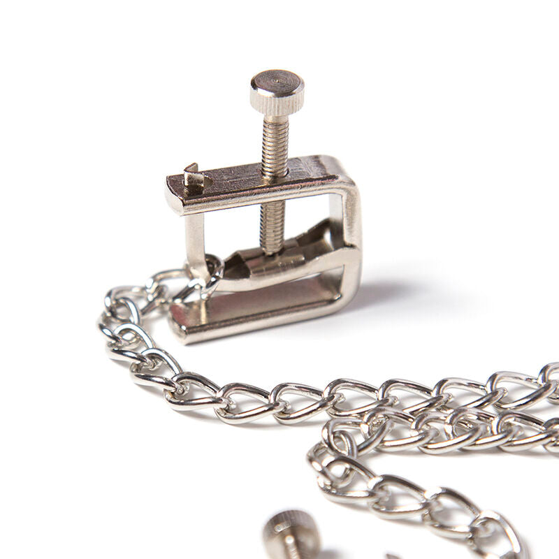 Pinzas Metalicas Tornillo Con Cadena