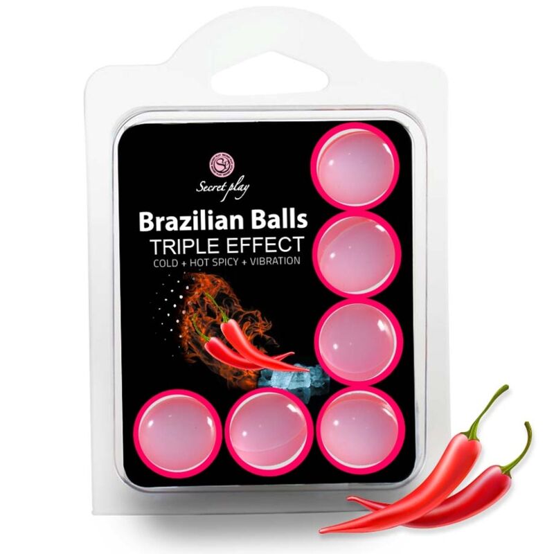 Lubricante Brazilian Balls Triple Efecto