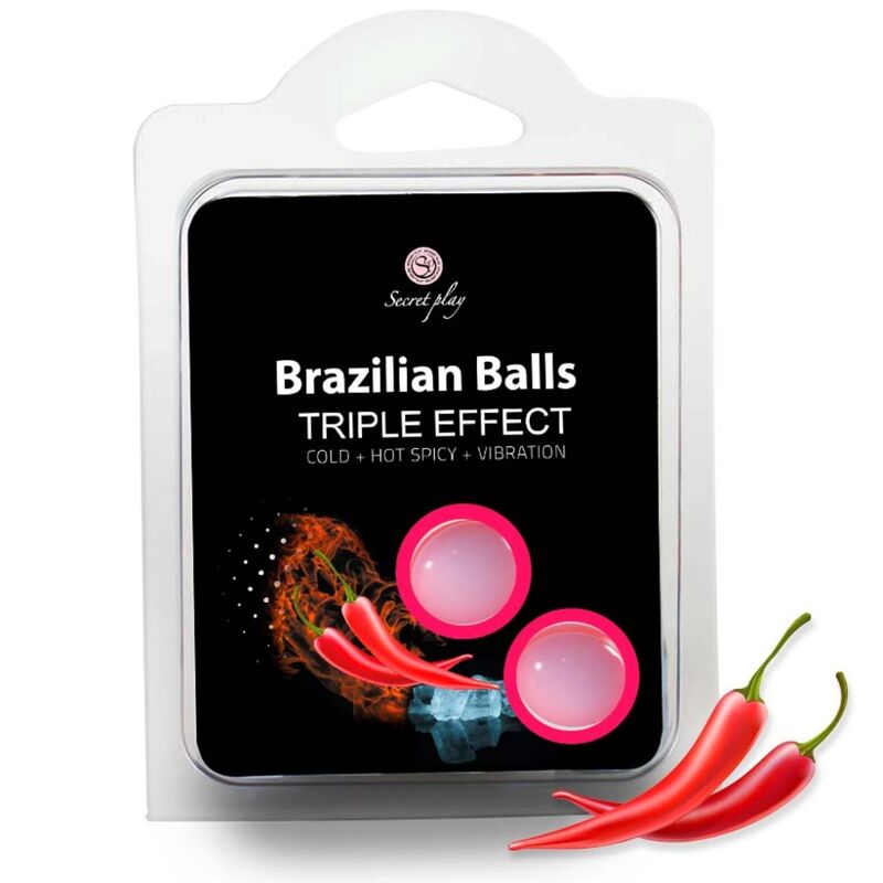 Lubricante Brazilian Balls Triple Efecto