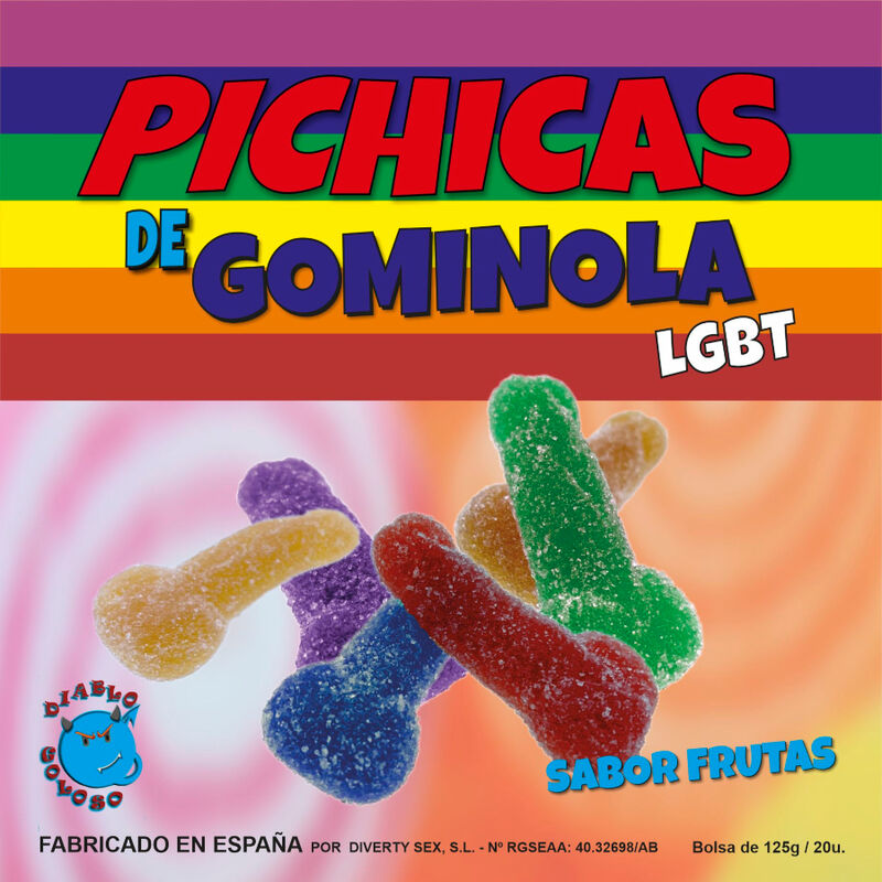 Pichitas De Gominola Frutas Con Azucar Lgbt