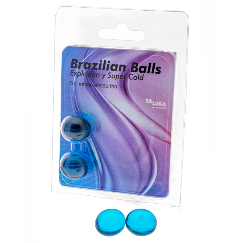 Lubricante Brazilian Balls Efecto Frio 2 Bolas