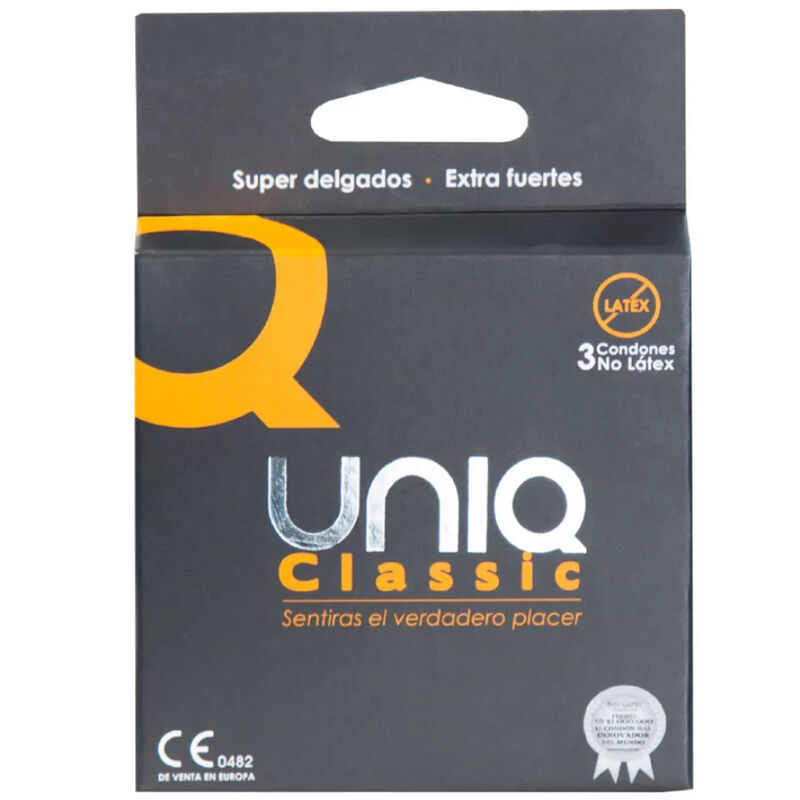 Preservativos Uniq Classic Sin Latex 3 Uds