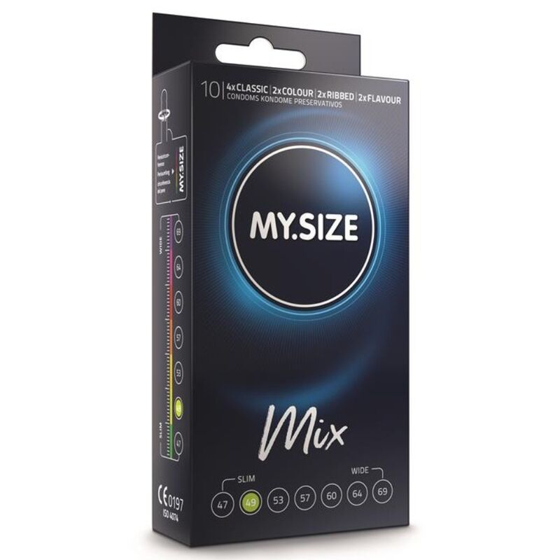 Preservativos My Size Mix 49 MM 10 Uds