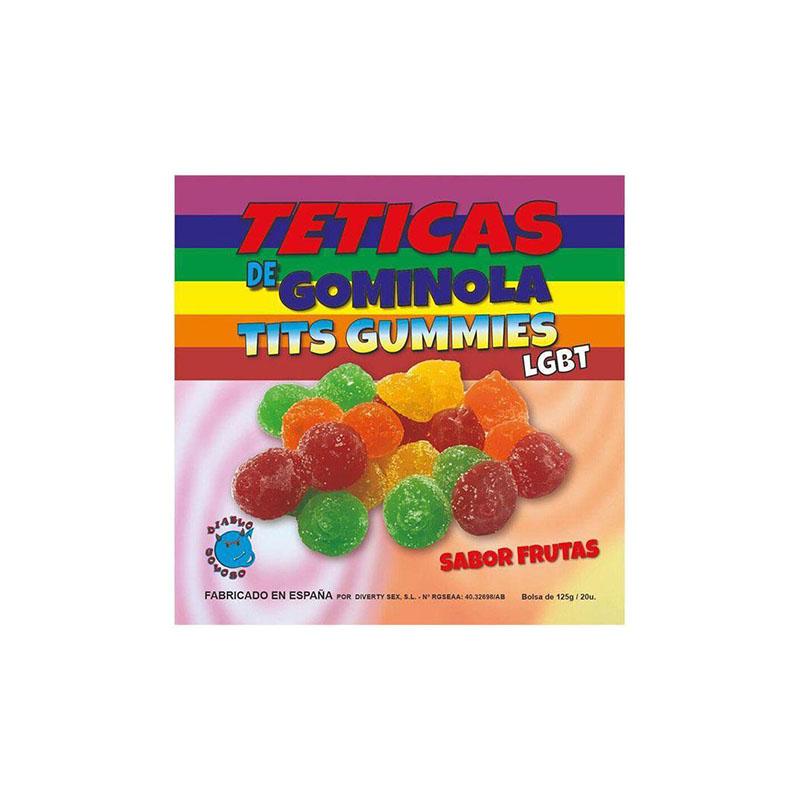 Teticas De Gominola Azucar Surtidas Lgtb