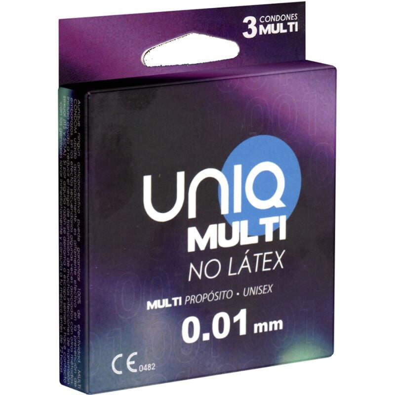 Preservativos Uniq Multi Sin Latex 3 Uds