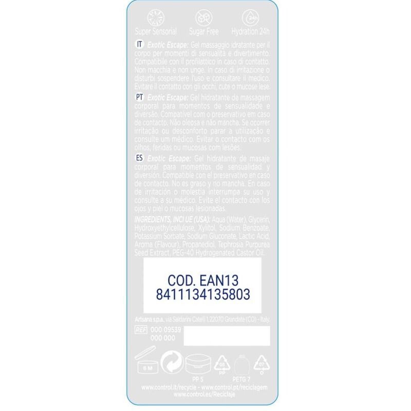 2 En 1 Massage & Pleasure Exotic 200 ML