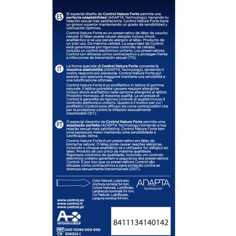 Preservativos Control Forte 12 Uds