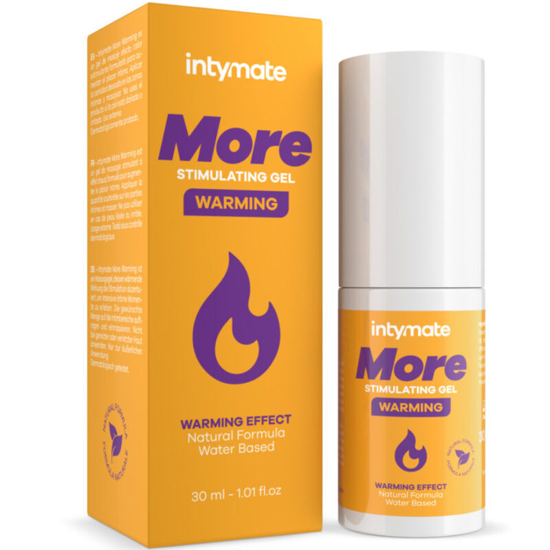 More Gel Masaje Efecto Calor Base Agua Para Ella 30 ML