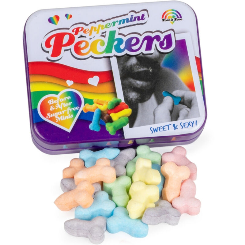 Peckers Caramelos Arcoiris De Menta