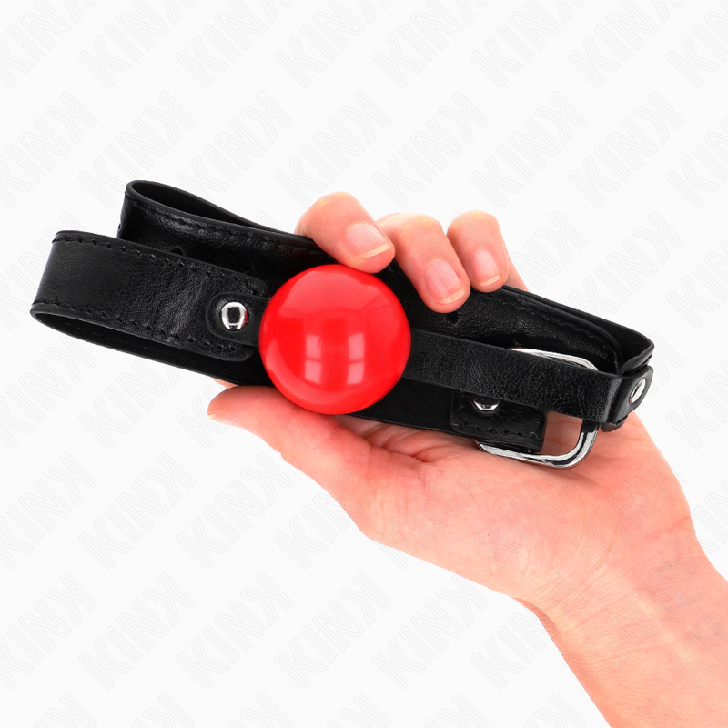 Mordaza De Bola 4 Cm Suave De Tpe Modelo 1 66 X 2.5 Cm Ajustable 41-61 Cm