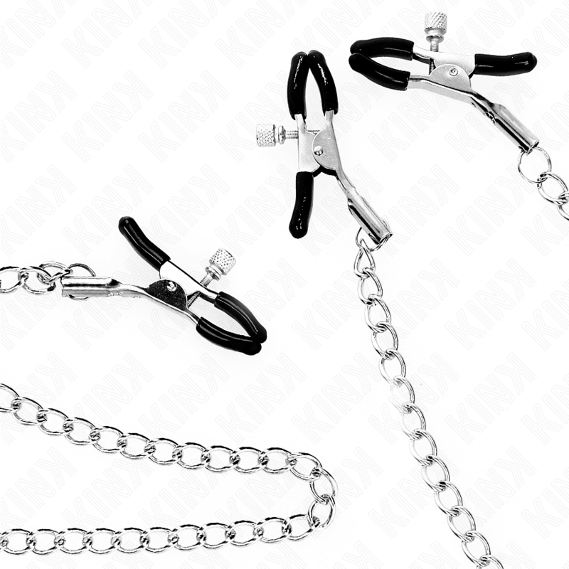 Pinzas Para Pezones Y Clítoris Con Cadena 30 Cm Modelo 2