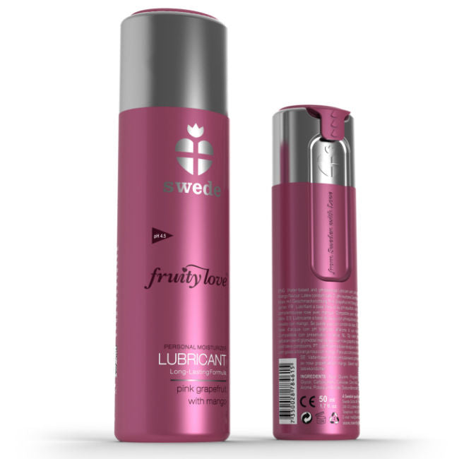 Lubricante Swede Fruity Love Pomelo Rosa Con Mango 100 ML