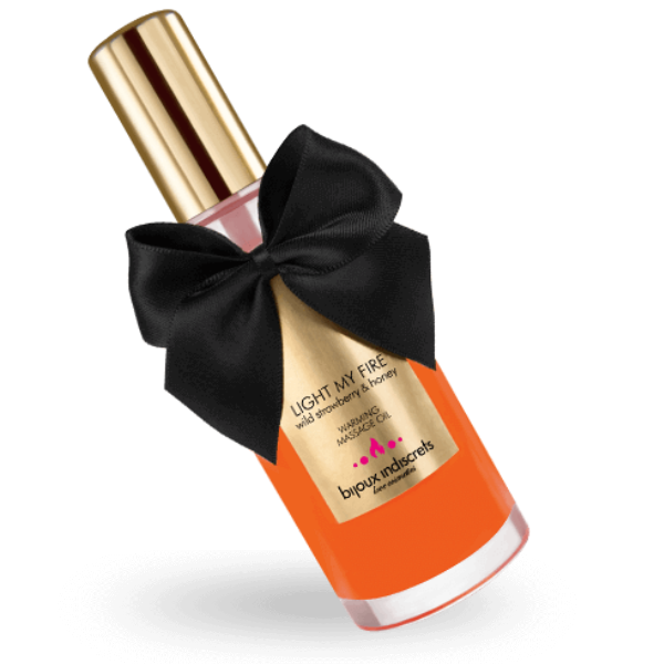 Aceite Masaje Efecto Calor Aroma Fresa