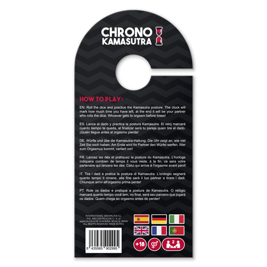Chrono Kamasutra - Juego Dado Con Reloj De Arena