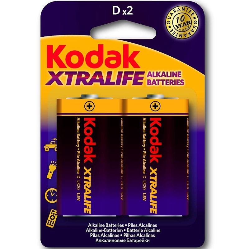 Pila Alcalina D LR20 1.5V - Blister 2Uds