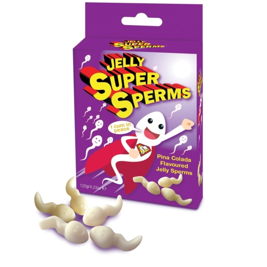 Jelly Super Sperm Gominolas Forma Esperma 120 Gr