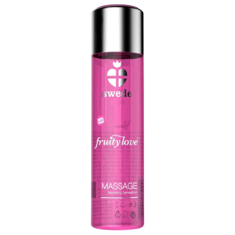 Fruity Love Aceite Efecto Calor Frambuesa Y Ruibarbo 120 ML