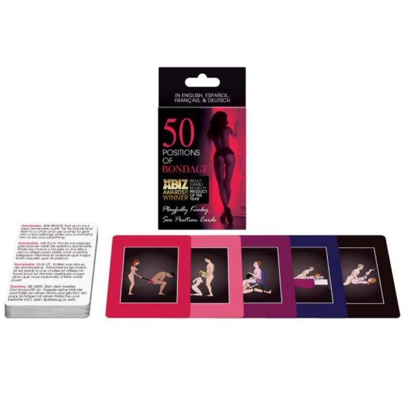 Juego De Cartas 50 Posiciones Bondage