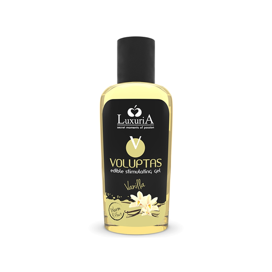 Voluptas Gel Masaje Comestible Efecto Calor - Vainilla 100 ML