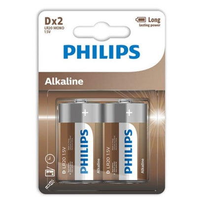 Pila Alcalina D LR20 - Blister 2Uds