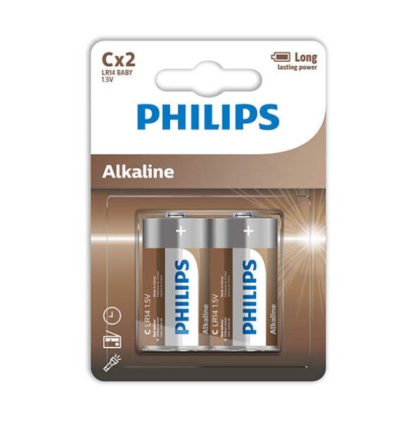 Pila Alcalina C LR14 - Blister 2Uds