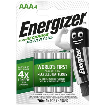 Pilas Recargables AAA - Blister 4Uds