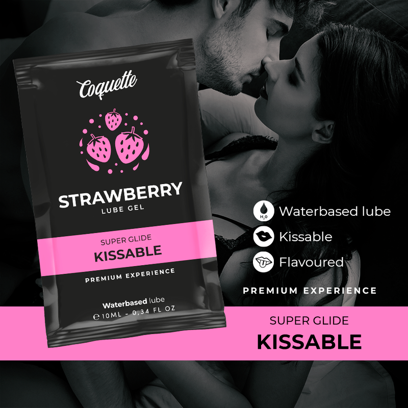 Lubricante Coquette Kissable Fresa 10 ML