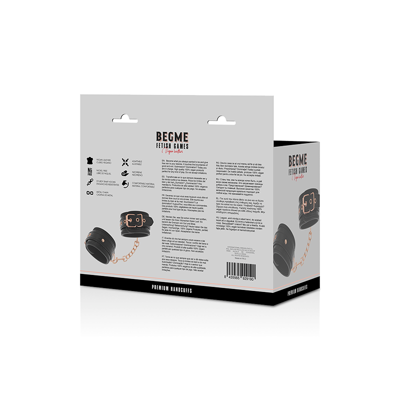 Black Edition Esposas Para Manos Con Forro De Neopreno