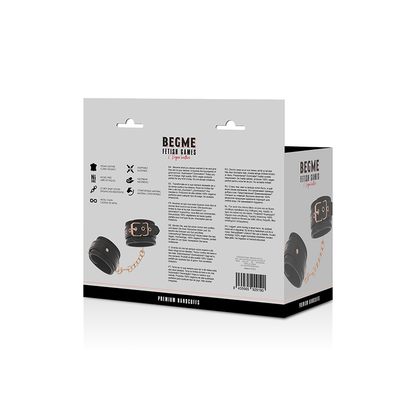 Black Edition Esposas Para Manos Con Forro De Neopreno