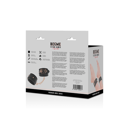 Black Edition Esposas Para Tobillos Con Forro De Neopreno