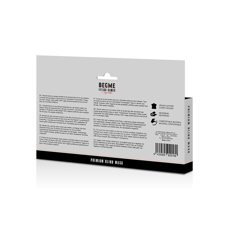 Red Edition Antifaz Elastico Con Forro De Neopreno