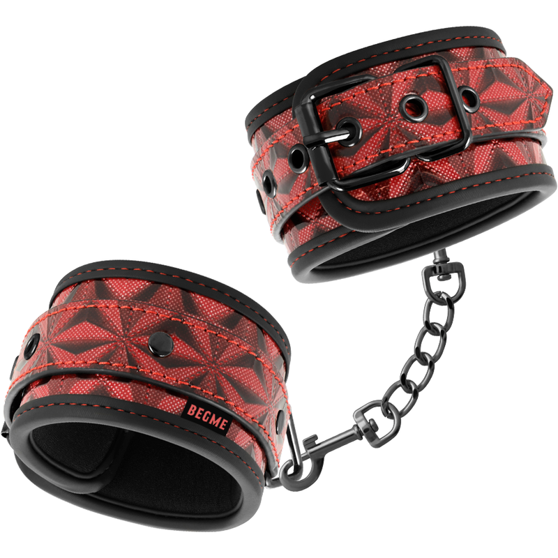 Red Edition Esposas Para Manos Con Forro De Neopreno