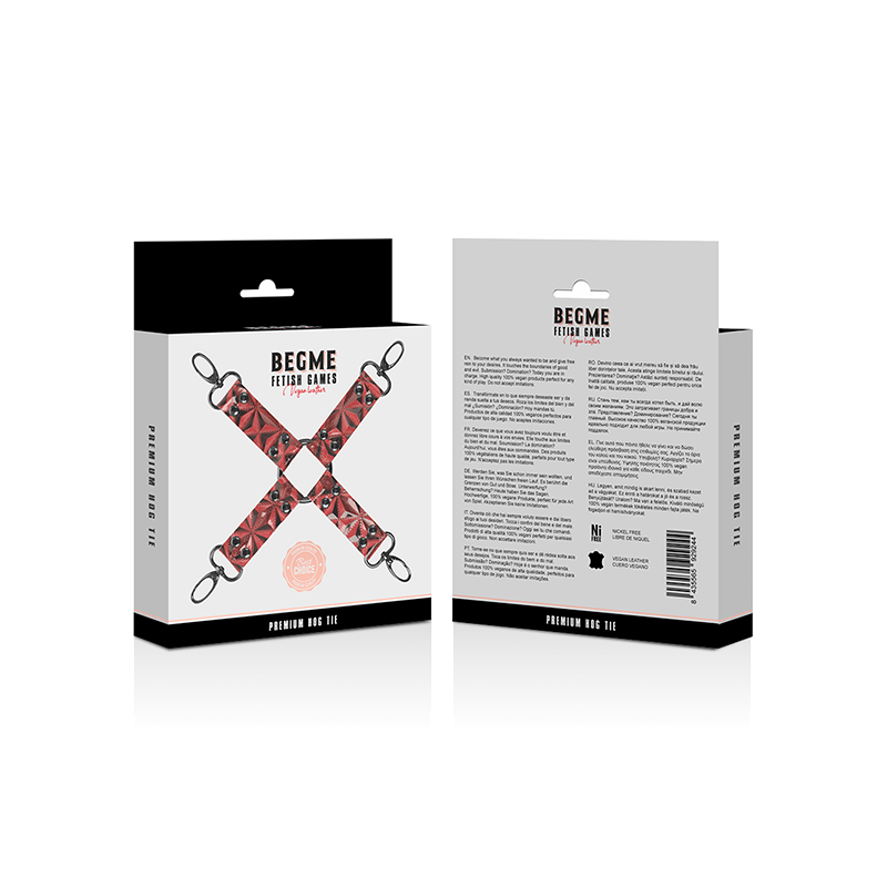 Red Edition Hog Tie Cuero Vegano