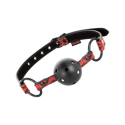 Red Edition Mordaza Cuero Vegano