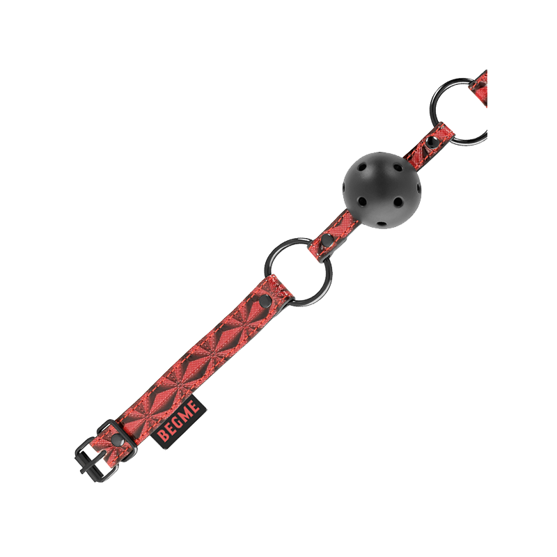 Red Edition Mordaza Cuero Vegano