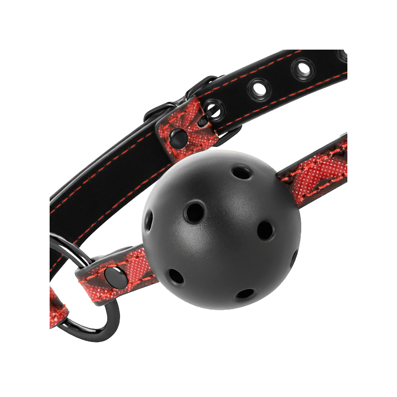 Red Edition Mordaza Cuero Vegano