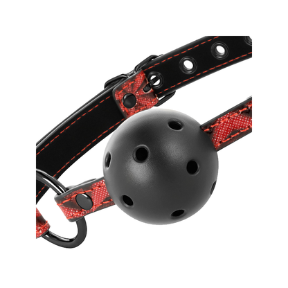 Red Edition Mordaza Cuero Vegano