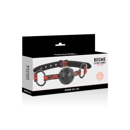 Red Edition Mordaza Cuero Vegano