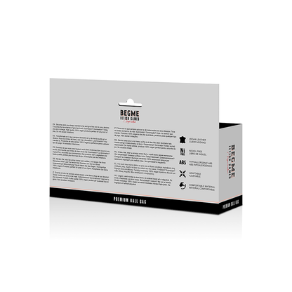 Red Edition Mordaza Cuero Vegano