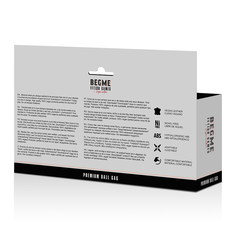 Red Edition Mordaza Cuero Vegano