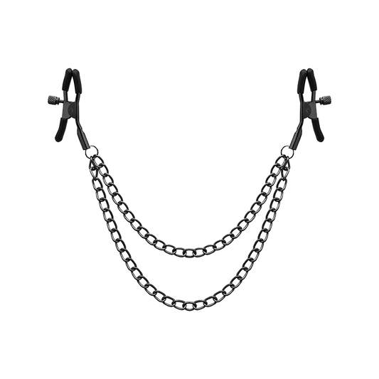 Red Edition Pinzas Pezones Con Cadena