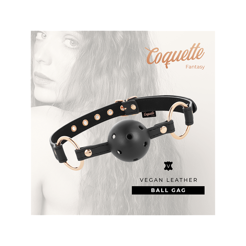 Fantasy Mordaza Transpirable Cuero Vegano