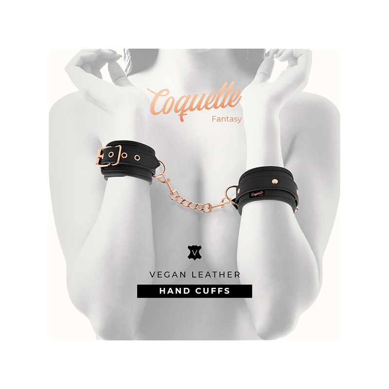Fantasy Esposas Para Manos Cuero Vegano Con Forro De Nopreno