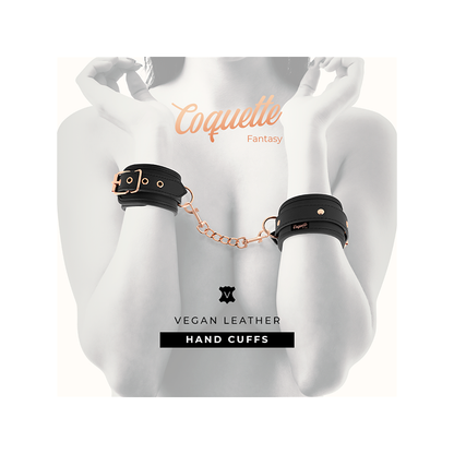 Fantasy Esposas Para Manos Cuero Vegano Con Forro De Nopreno