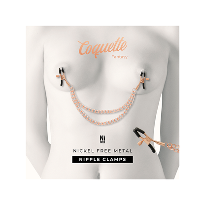 Fantasy Pinzas Metalicas Pezones Con Cadena