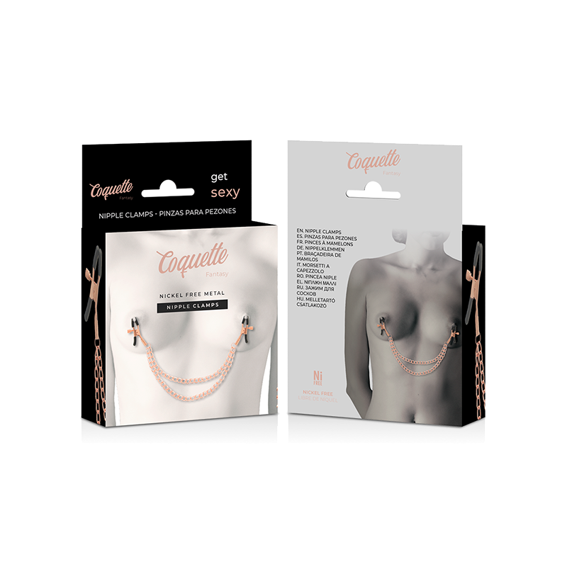 Fantasy Pinzas Metalicas Pezones Con Cadena